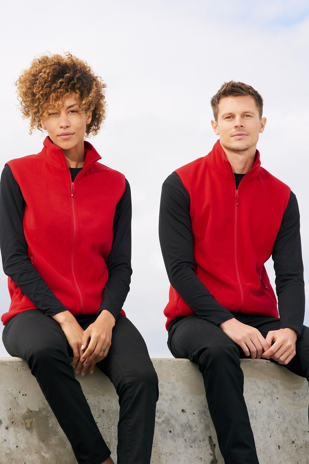Vestes personnalisable SOL'S Unisex Factor Zipped Fleece Bodywarmer