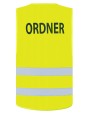 Fluo vestjes KORNTEX Safety Vest Passau - Ordner voor bedrukking &amp; borduring