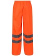 REGATTA Hi-Vis Pro Packaway Trousers Hosen personalisierbar