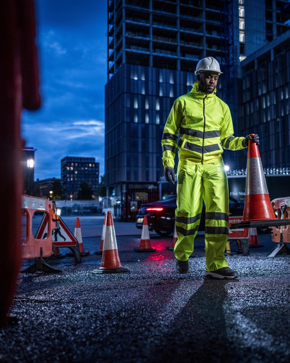 Pantalons personnalisable REGATTA Hi-Vis Pro Packaway Trousers