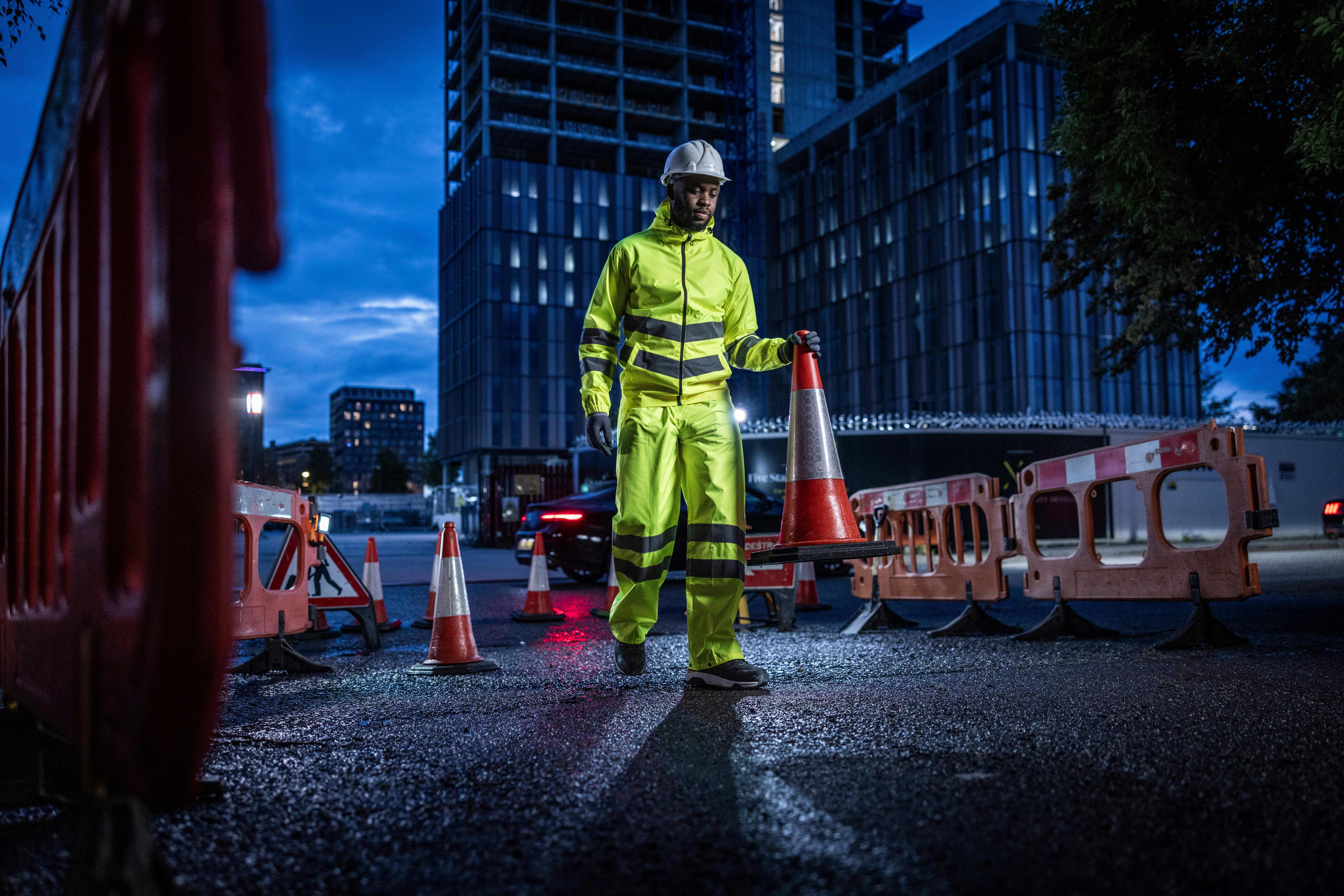 Pantalons personnalisable REGATTA Hi-Vis Pro Packaway Trousers