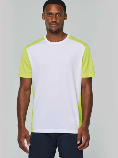 T-Shirts à personnaliser PROACT T-shirt de sport écoresponsable bicolore homme 