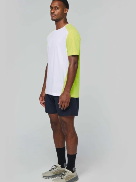 T-Shirts à personnaliser PROACT T-shirt de sport écoresponsable bicolore homme 