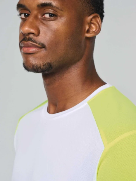 T-Shirts à personnaliser PROACT T-shirt de sport écoresponsable bicolore homme 