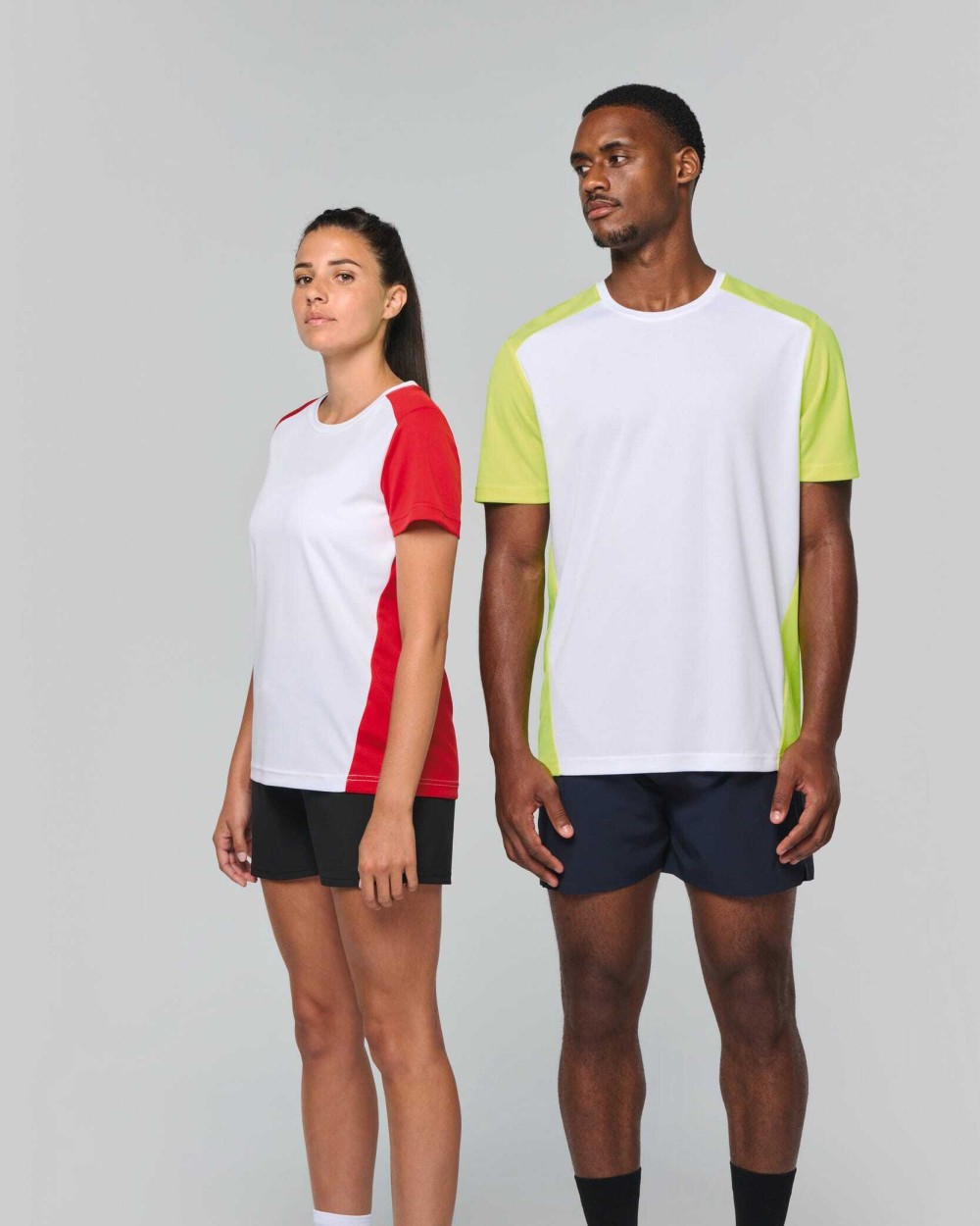 PROACT Zweifarbiges umweltfreundliches Sport-T-Shirt für Herren T-Shirts personalisierbar