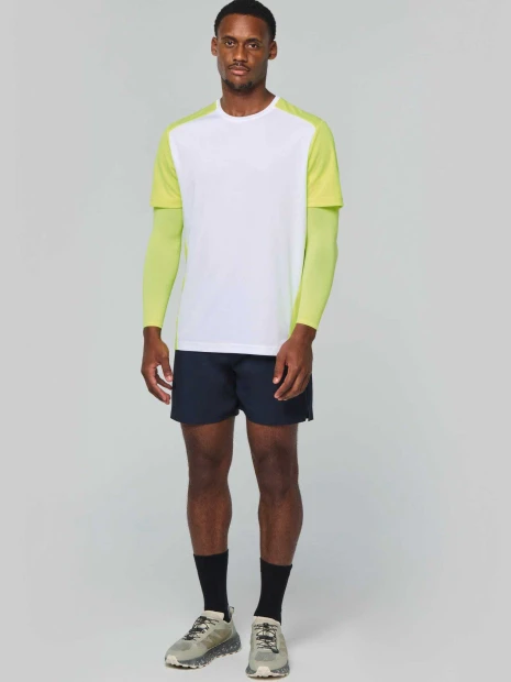 T-Shirts à personnaliser PROACT T-shirt de sport écoresponsable bicolore homme 