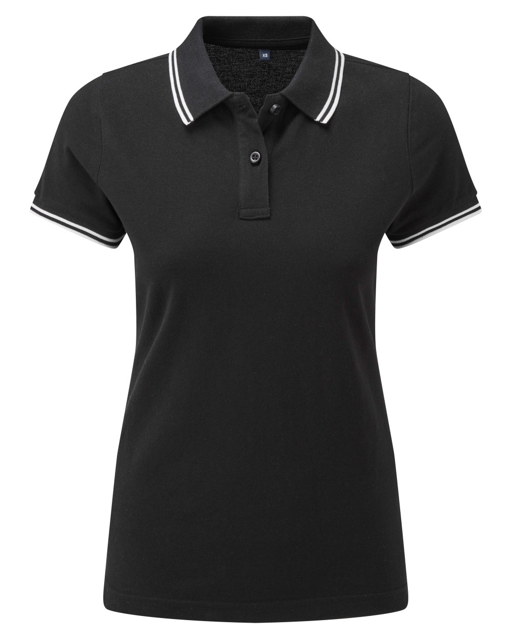 ASQUITH & FOX Women's classic fit tipped polo Poloshirts personalisierbar
