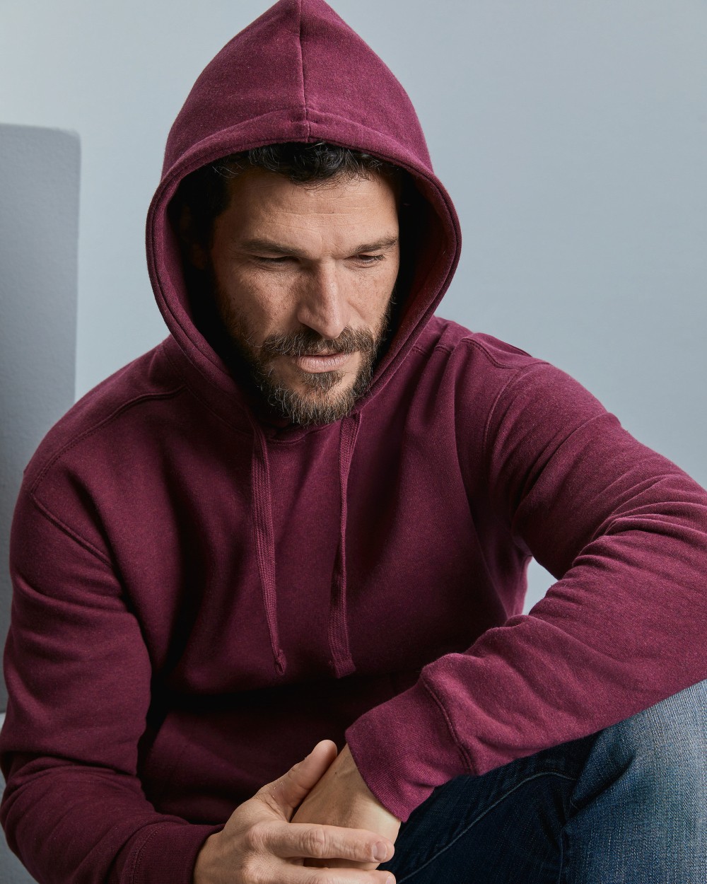 Sweaters & hoodies RUSSELL Men's Authentic Melange Hooded Sweat voor bedrukking &amp; borduring
