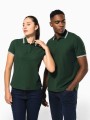 Polos à personnaliser KARIBAN Polo femme manches courtes à liserés contrastés 