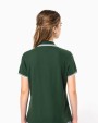 Polos personnalisable KARIBAN Polo femme manches courtes à liserés contrastés