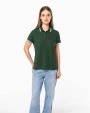 Polos personnalisable KARIBAN Polo femme manches courtes à liserés contrastés