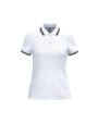 Polos personnalisable KARIBAN Polo femme manches courtes à liserés contrastés