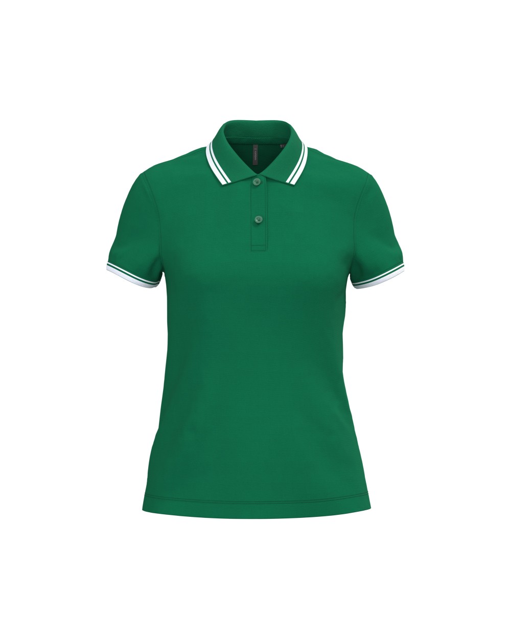 Polos personnalisable KARIBAN Polo femme manches courtes à liserés contrastés
