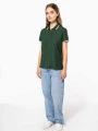 Polos à personnaliser KARIBAN Polo femme manches courtes à liserés contrastés 