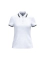 KARIBAN Polo femme manches courtes à liserés contrastés /api/colors/f7bbab39-eed0-4e10-a2bb-e238550dbaf8 personnalisable