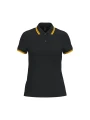 KARIBAN Polo femme manches courtes à liserés contrastés /api/colors/20a7a408-8f15-4eed-a4f8-474d4f754ccf personnalisable