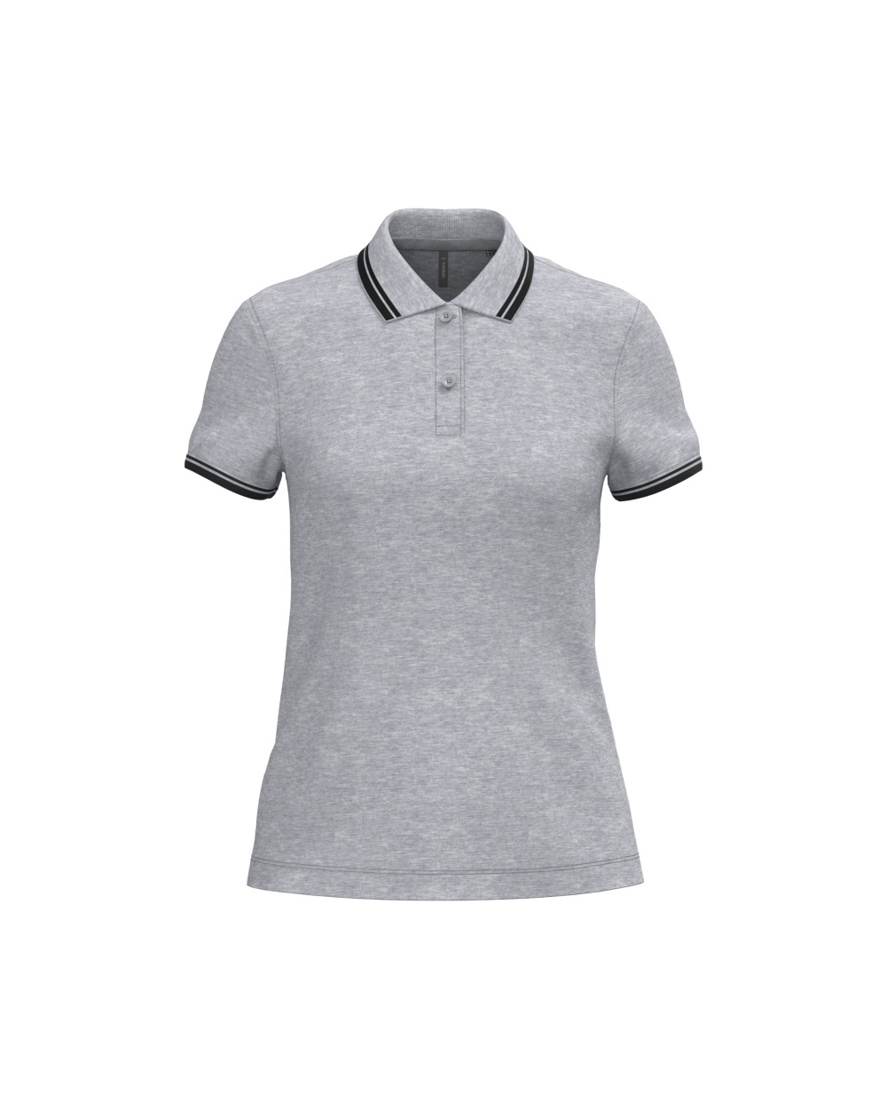 Polos personnalisable KARIBAN Polo femme manches courtes à liserés contrastés