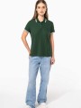 Polos à personnaliser KARIBAN Polo femme manches courtes à liserés contrastés 