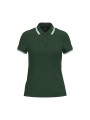 KARIBAN Polo femme manches courtes à liserés contrastés /api/colors/412d1f56-3a7a-4301-824d-97a0bc59b3a1 personnalisable