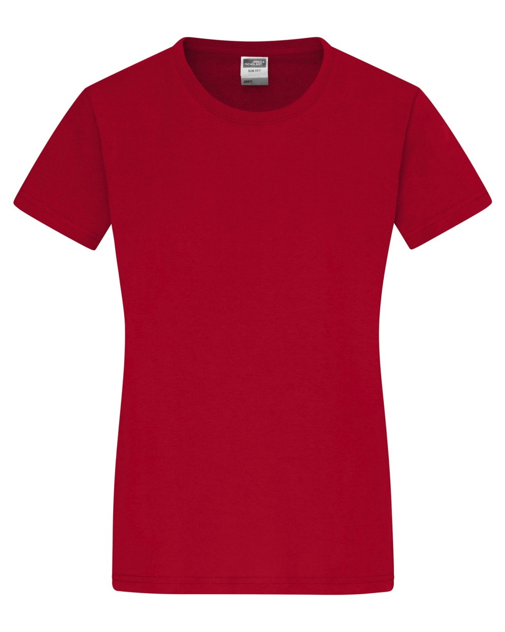 T-shirts JAMES & NICHOLSON Ladies` Slim Fit-T voor bedrukking &amp; borduring