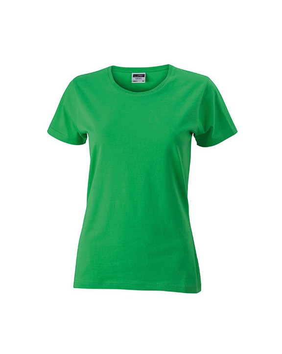 T-shirts JAMES & NICHOLSON Ladies` Slim Fit-T voor bedrukking &amp; borduring