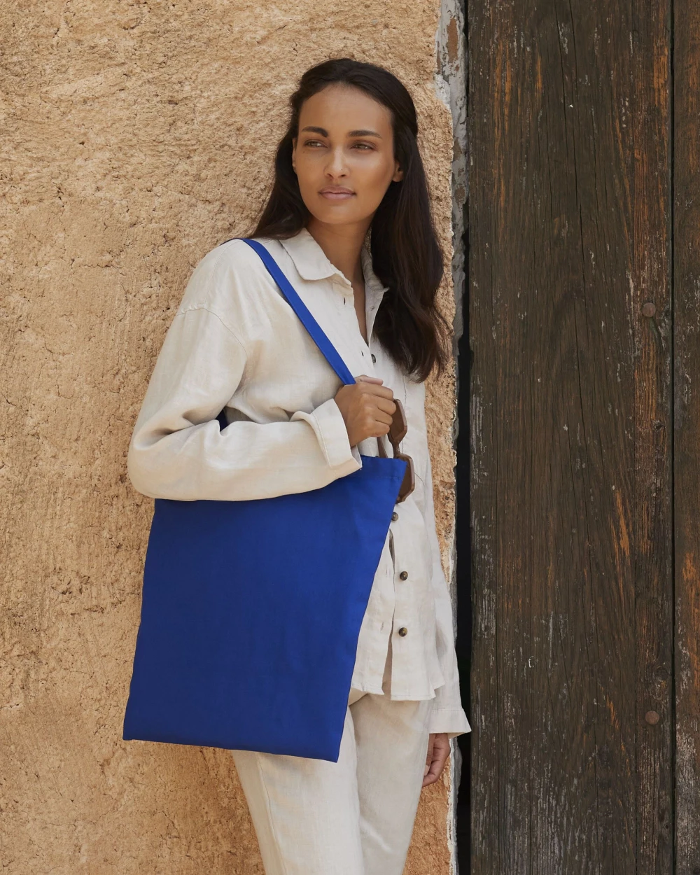 Tote bags WESTFORDMILL ORGANIC PREMIUM COTTON TOTE voor bedrukking &amp; borduring
