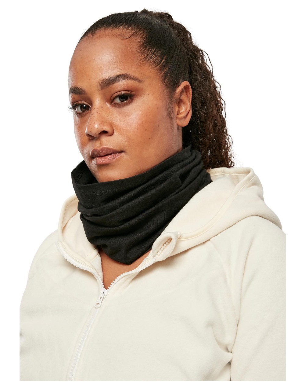 Sjaals BUILD YOUR BRAND Organic Cotton Tubescarf voor bedrukking &amp; borduring