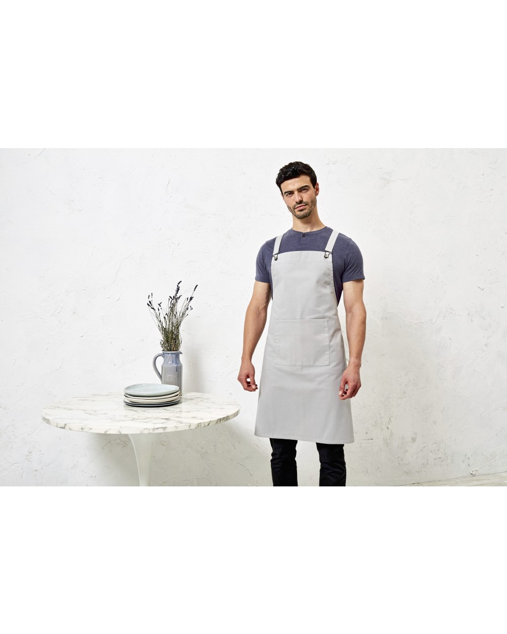 Tabliers personnalisable PREMIER Cross Back Barista Bib Apron