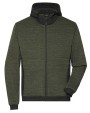 JAMES & NICHOLSON Men´s Padded Hybrid Jacket Jacken personalisierbar