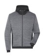 Jassen JAMES & NICHOLSON Men´s Padded Hybrid Jacket voor bedrukking &amp; borduring