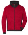 Jassen JAMES & NICHOLSON Men´s Padded Hybrid Jacket voor bedrukking &amp; borduring