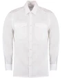 KUSTOM KIT Mens Pilot Shirt Long Sleeve Hemden personalisierbar