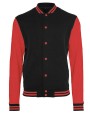 Sweat-shirts personnalisable BUILD YOUR BRAND SWEAT COLLEGE JACKET