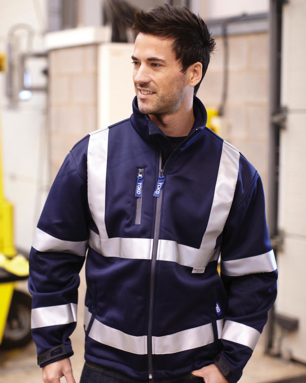 YOKO Hi-Vis Softshell Jacket Softshells personalisierbar