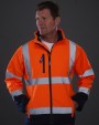 Softshells YOKO Signalisatie jack van softshell voor bedrukking &amp; borduring