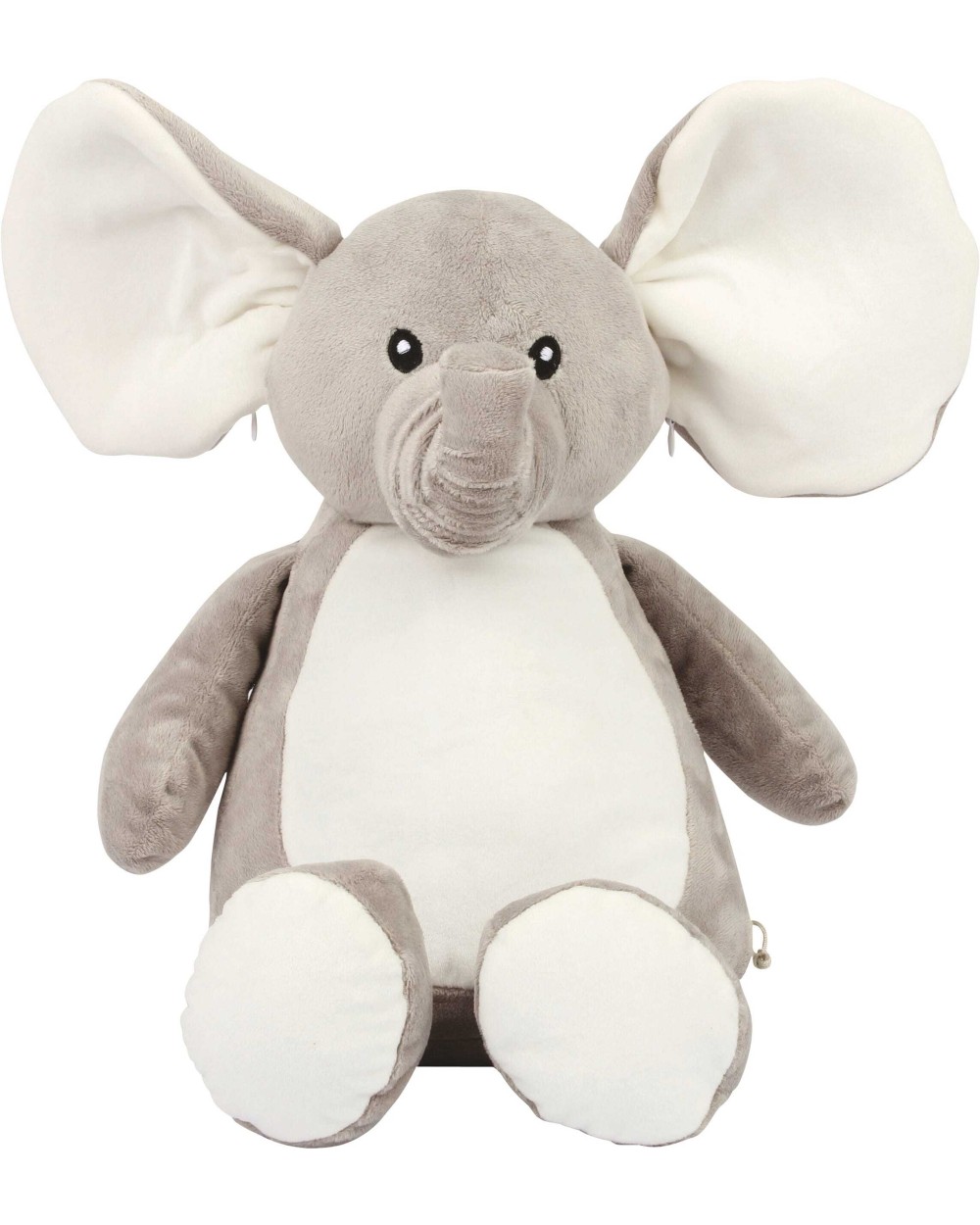 Benodigdheden MUMBLES Olifant met rits voor bedrukking &amp; borduring