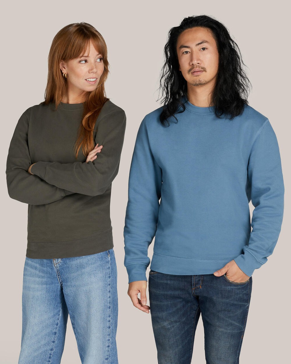 Sweaters & hoodies SG CLOTHING Signature Tagless Crew Neck Sweatshirt Unisex voor bedrukking &amp; borduring