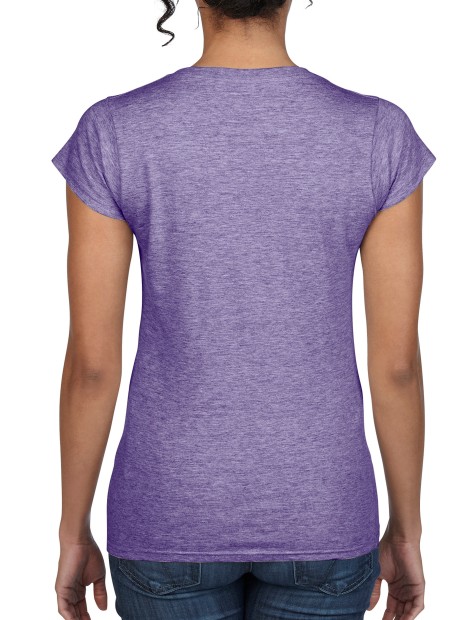 T-Shirts à personnaliser GILDAN T-shirt femme col v Softstyle 