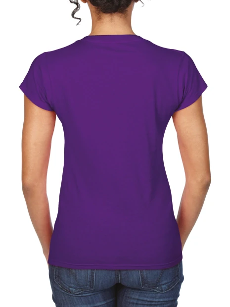 GILDAN T-shirt femme col v Softstyle /api/colors/f28ecd26-255e-4b18-a29c-08c2af1111d3 personnalisable