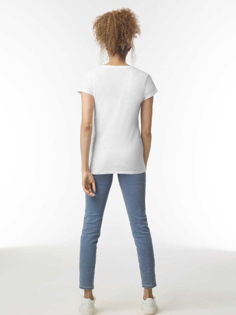 T-Shirts à personnaliser GILDAN T-shirt femme col v Softstyle 