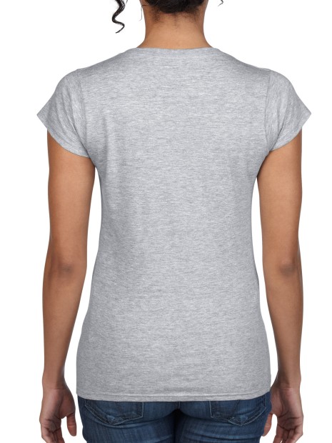 T-Shirts à personnaliser GILDAN T-shirt femme col v Softstyle 