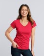 T-shirts GILDAN Softstyle® Fitted Ladies' V-neck T-shirt voor bedrukking &amp; borduring