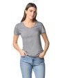 T-Shirts personnalisable GILDAN T-shirt femme col v Softstyle