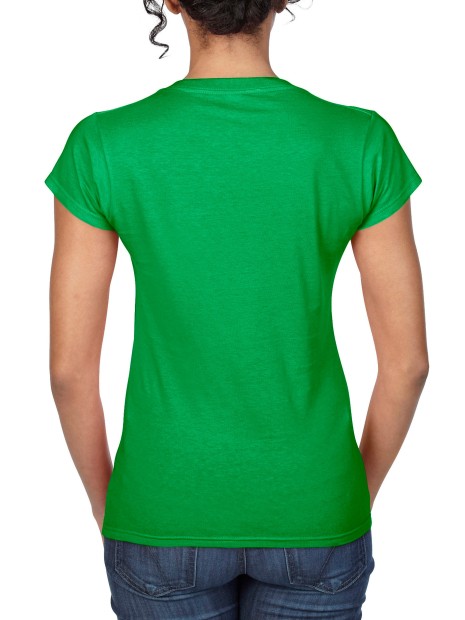 T-Shirts à personnaliser GILDAN T-shirt femme col v Softstyle 