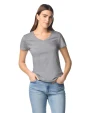 T-Shirts personnalisable GILDAN T-shirt femme col v Softstyle
