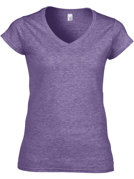 GILDAN T-shirt femme col v Softstyle  personnalisable