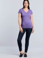 T-Shirts à personnaliser GILDAN T-shirt femme col v Softstyle 