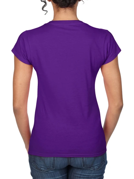 T-Shirts à personnaliser GILDAN T-shirt femme col v Softstyle 