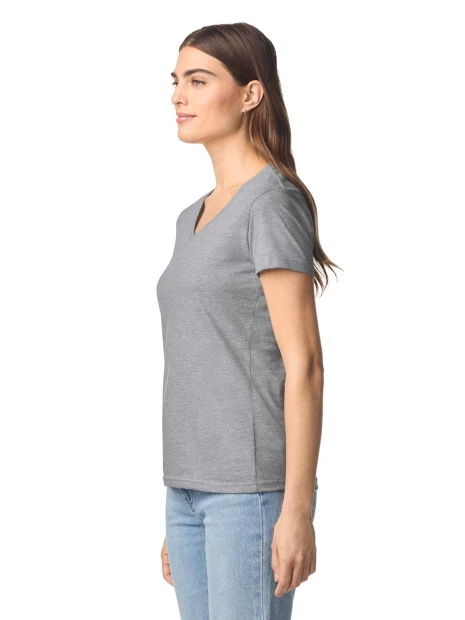 T-Shirts à personnaliser GILDAN T-shirt femme col v Softstyle 