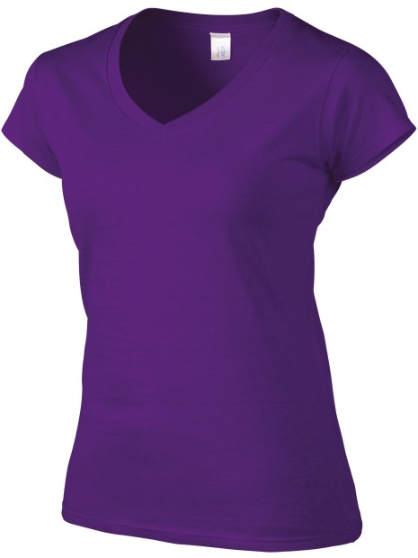 GILDAN T-shirt femme col v Softstyle /api/colors/f28ecd26-255e-4b18-a29c-08c2af1111d3 personnalisable